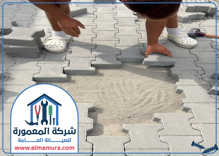 تركيب انترلوك فى ام القيوين 2 تركيب انترلوك