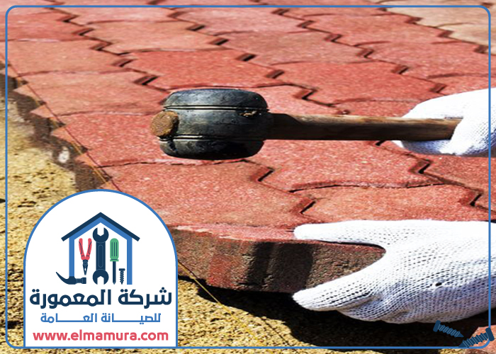 تركيب انترلوك في مشرف 4 تركيب انترلوك في مشرف