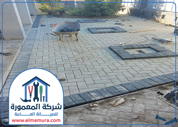 تركيب انترلوك في بني ياس 45 تركيب انترلوك