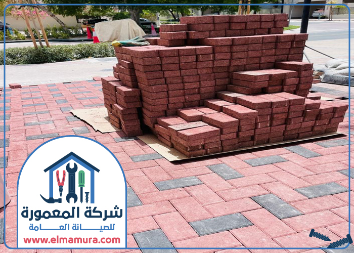 تركيب انترلوك في ند الحمر 2 تركيب انترلوك