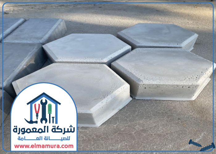 تركيب انترلوك في ند الشبا 4 تركيب انترلوك في ند الشبا