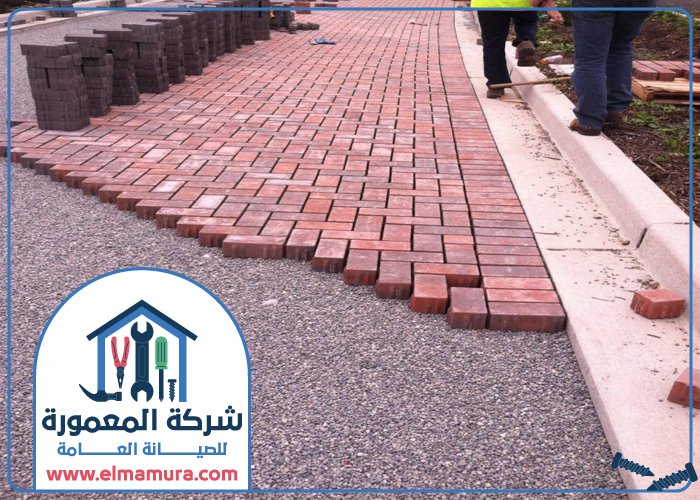 تركيب انترلوك في محيصنة 5 تركيب انترلوك في محيصنة